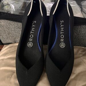Rothy's Black and Blue Women's Flats